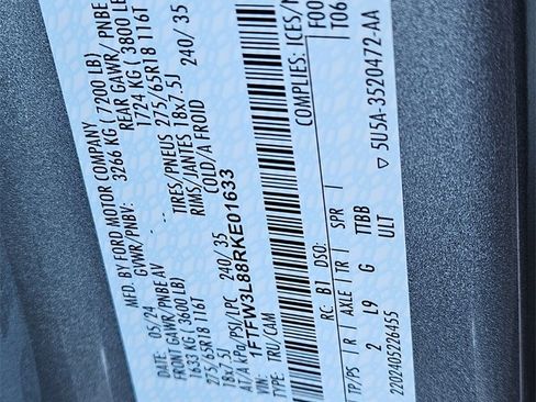 Used 2024 Ford F150 XLT w/ Tow/Haul Package image 24