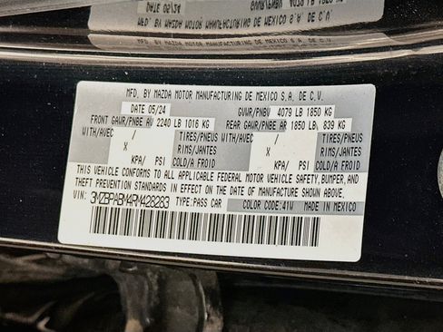 Used 2024 MAZDA MAZDA3 s FWD image 12