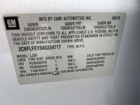Used 2010 Chevrolet Equinox LTZ image 32