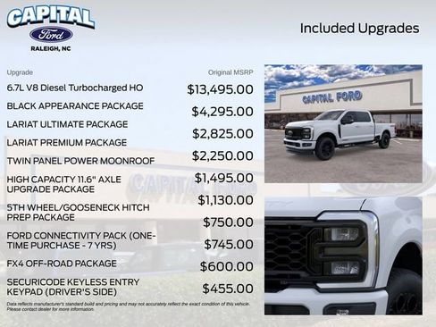 New 2026 Ford F250 Lariat w/ Black Appearance Package AWD/4WD image 5