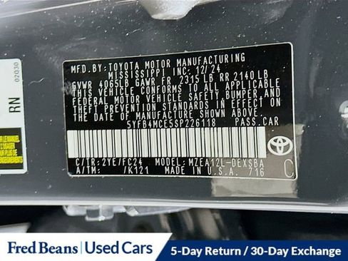 Used 2025 Toyota Corolla FX image 23