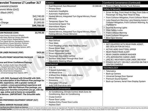 Used 2023 Chevrolet Traverse LT w/ LT Premium Package AWD/4WD image 14