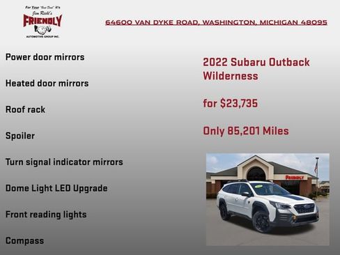 Used 2022 Subaru Outback Wilderness AWD/4WD image 30