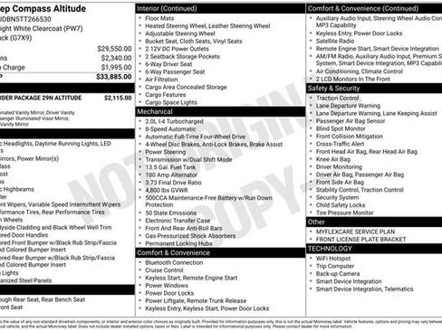 New 2026 Jeep Compass Latitude AWD/4WD image 29
