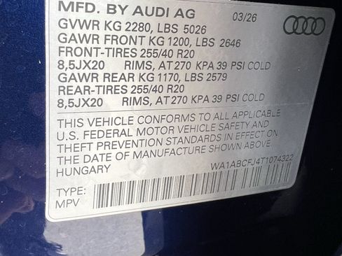Certified 2026 Audi Q3 quattro 2.0T AWD/4WD image 34