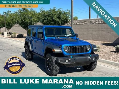 Used 2024 Jeep Wrangler Unlimited Rubicon 4xe w/ Technology Group AWD/4WD image 1
