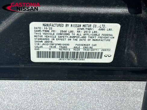 Used 2023 INFINITI Q50 Luxe w/ Cargo Package RWD image 39