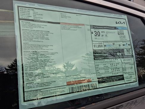 New 2026 Kia K5 LXS FWD image 22