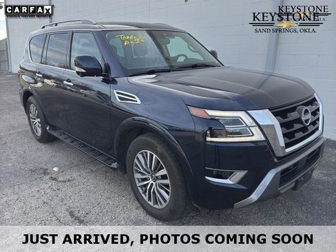 Used 2023 Nissan Armada SL w/ Captain's Chairs Package image 1