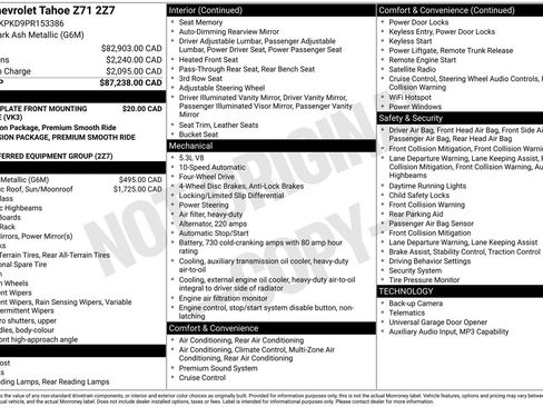 Used 2023 Chevrolet Tahoe Z71 AWD/4WD image 7