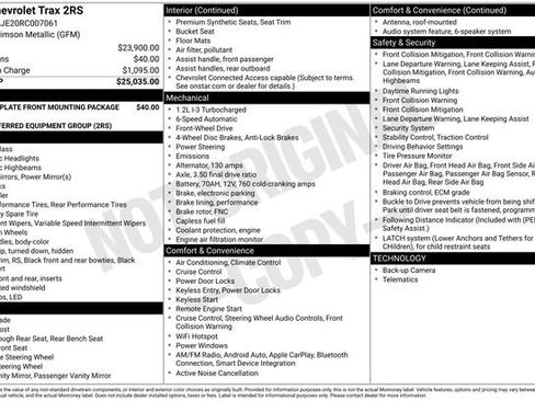Certified 2024 Chevrolet Trax RS image 29