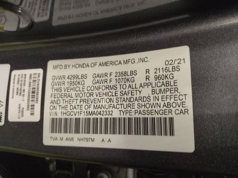 Used 2021 Honda Accord LX image 33