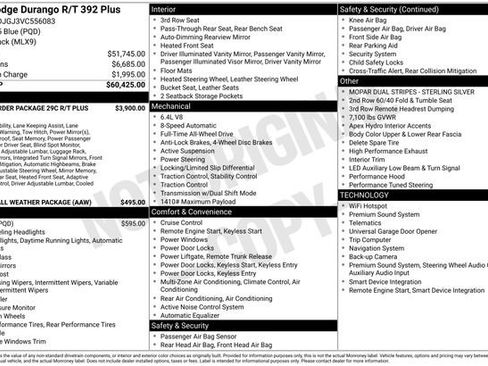 New 2027 Dodge Durango R/T w/ Mopar All Weather Package AWD/4WD image 3