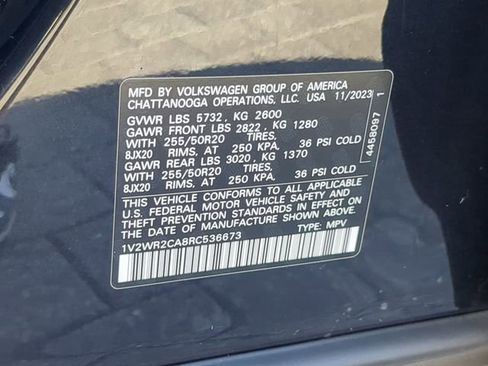 Certified 2024 Volkswagen Atlas SE image 37