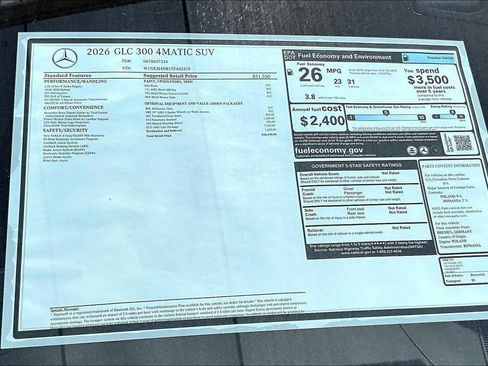 New 2026 Mercedes-Benz GLC 300 4MATIC image 22