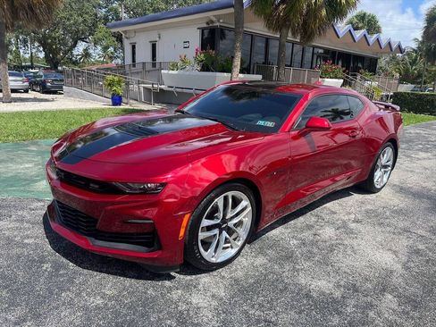 Used 2021 Chevrolet Camaro SS w/ Wild Cherry Design Package 2 RWD image 2