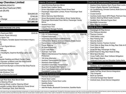 Used 2020 Jeep Cherokee Limited image 5