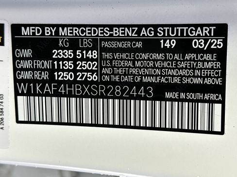 Certified 2025 Mercedes-Benz C 300 4MATIC Sedan image 37