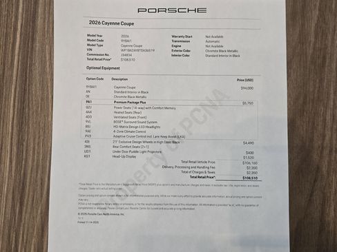 New 2026 Porsche Cayenne Coupe image 31