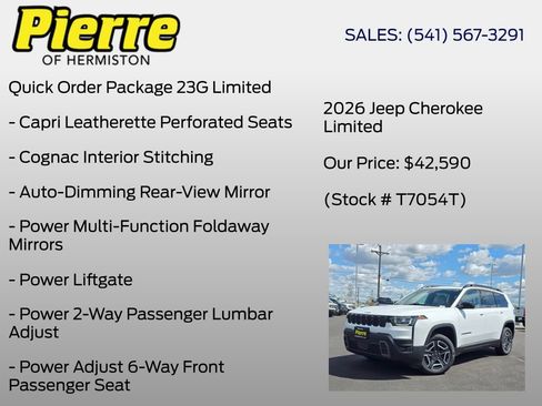 New 2026 Jeep Cherokee Limited image 6