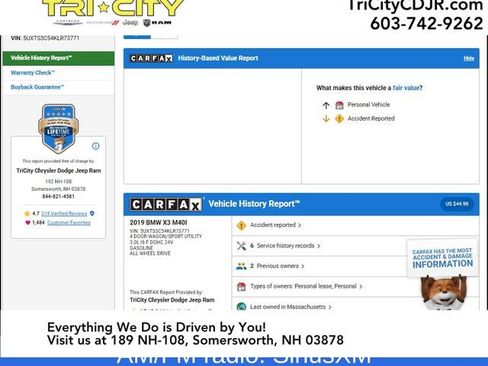 Used 2019 BMW X3 M40i w/ Driving Assistance Package image 11