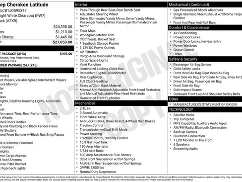 Used 2018 Jeep Cherokee Latitude w/ Altitude Package FWD image 15