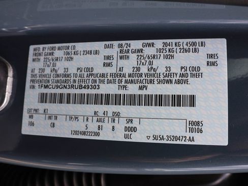 Used 2024 Ford Escape Active w/ Tech Pack #1 AWD/4WD image 43
