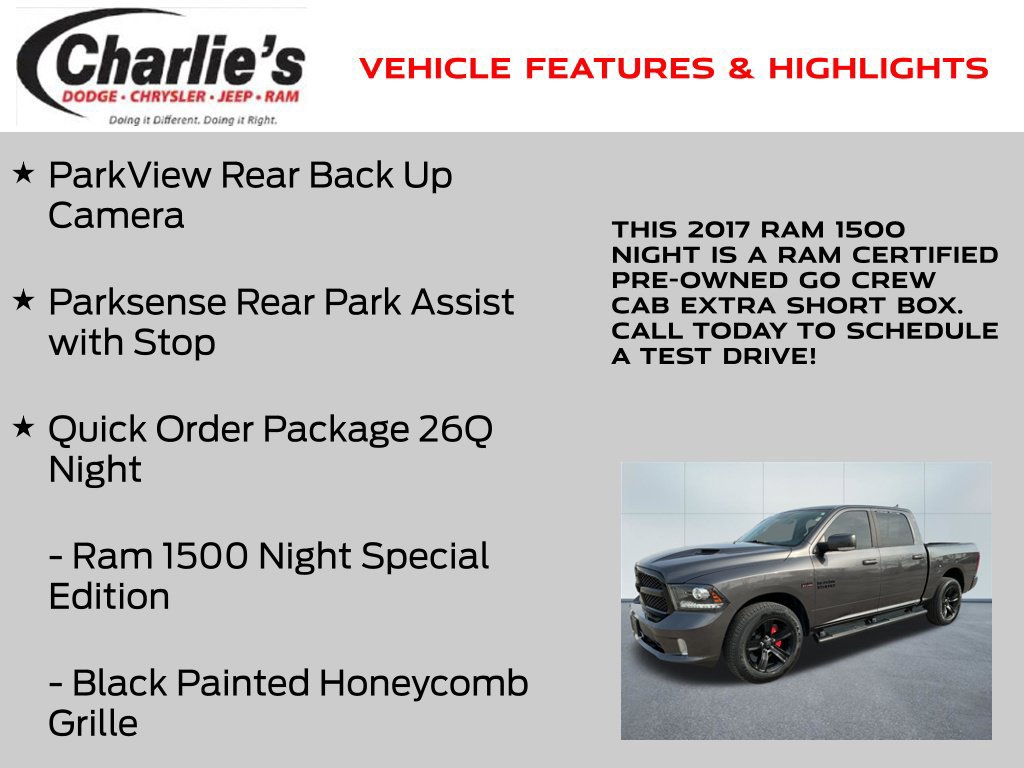 Certified 2017 RAM 1500 Sport w/ Convenience Group AWD/4WD image 7