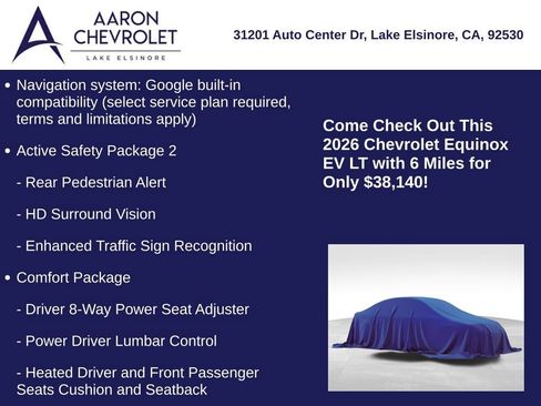 Used 2026 Chevrolet Equinox EV LT FWD image 5