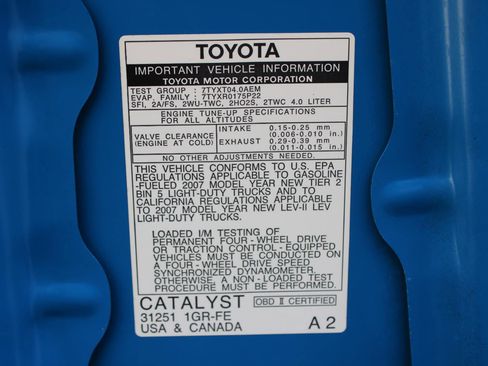 Used 2007 Toyota FJ Cruiser 4WD image 47