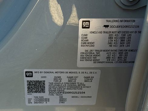 Certified 2024 Chevrolet Silverado 1500 LT Trail Boss w/ LT Trail Boss Premium Package image 36