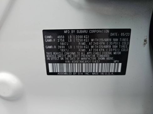Used 2024 Subaru Outback Limited AWD/4WD image 40
