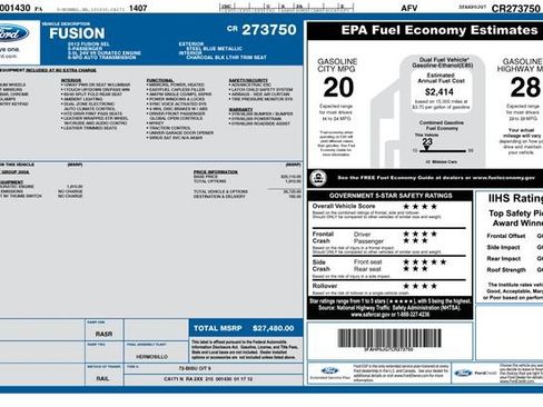 Used 2012 Ford Fusion SEL FWD image 29