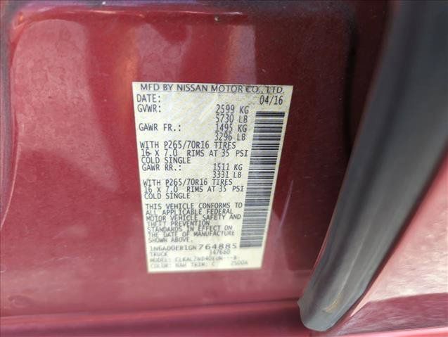 Used 2016 Nissan Frontier SV RWD image 15