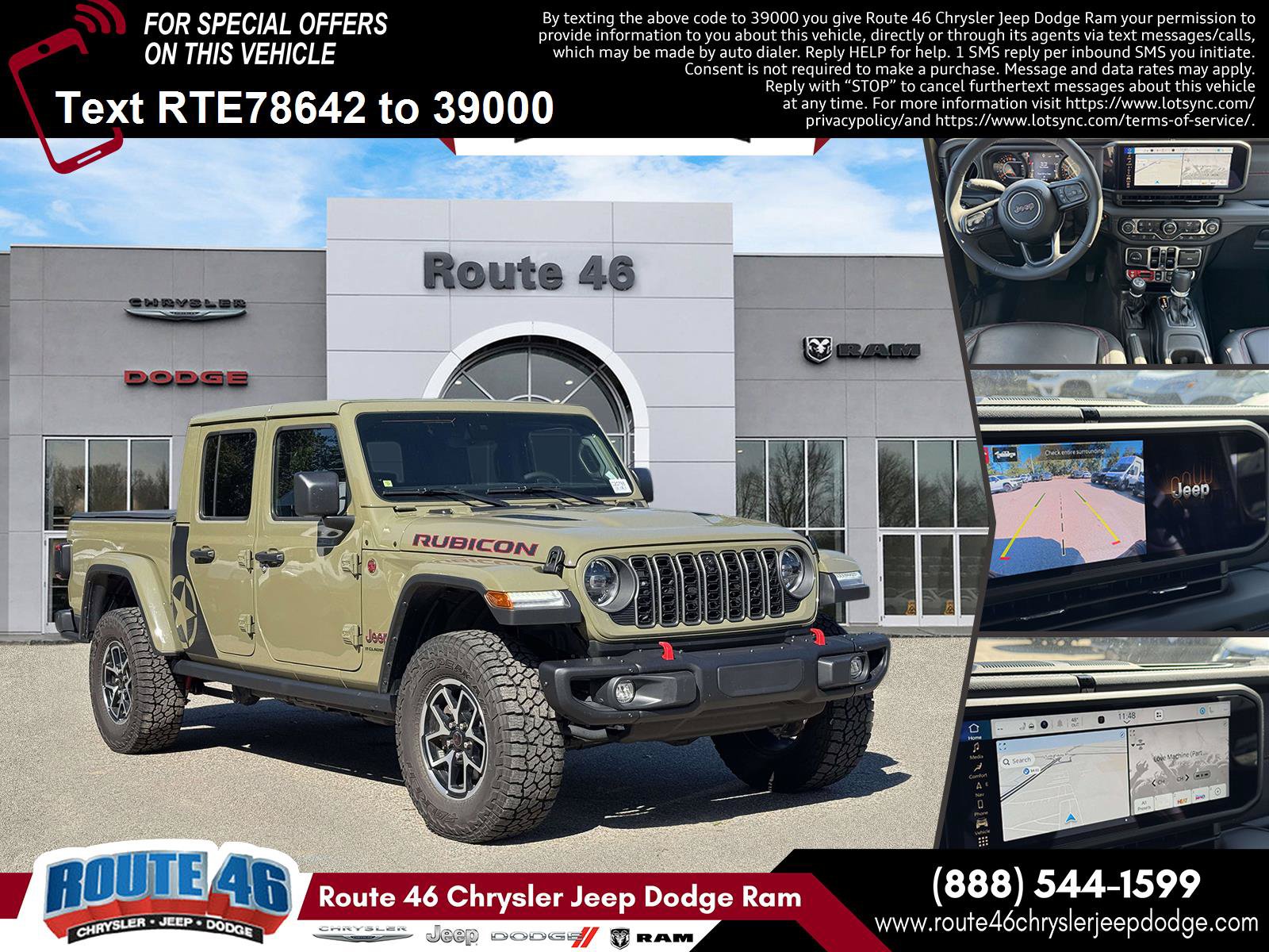 Used 2025 Jeep Gladiator Rubicon AWD/4WD image 1