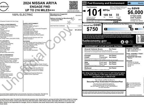 Used 2024 Nissan Ariya FWD image 2
