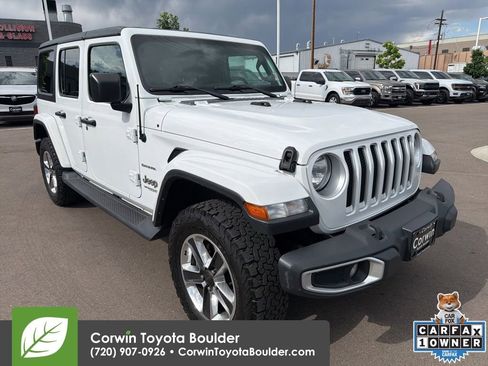 Used 2020 Jeep Wrangler Unlimited Sahara AWD/4WD image 1