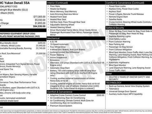 Used 2023 GMC Yukon Denali AWD/4WD image 25