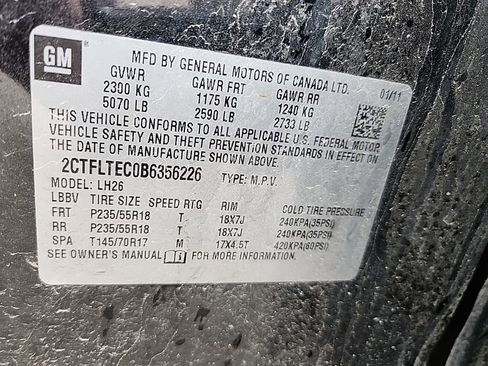 Used 2011 GMC Terrain SLE AWD/4WD image 34