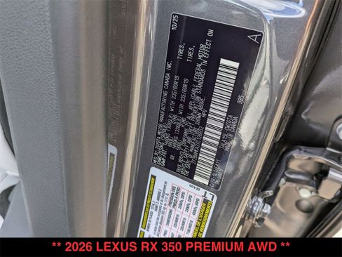 New 2026 Lexus RX 350 Premium w/ Convenience Package image 20