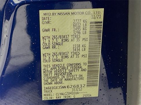 Used 2022 Nissan Frontier SV image 32