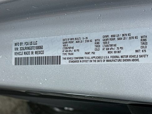 New 2026 RAM ProMaster 1500 w/ Storage Group FWD image 18