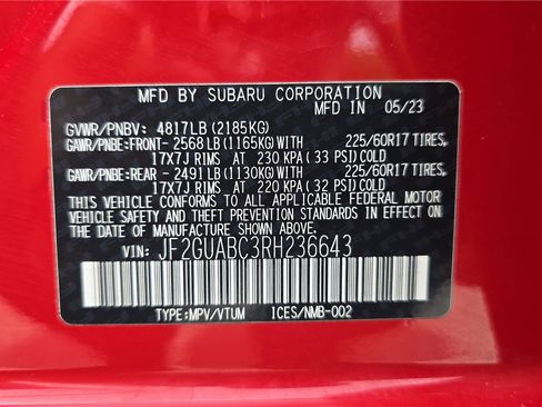 Used 2024 Subaru Crosstrek 2.0i AWD/4WD image 23