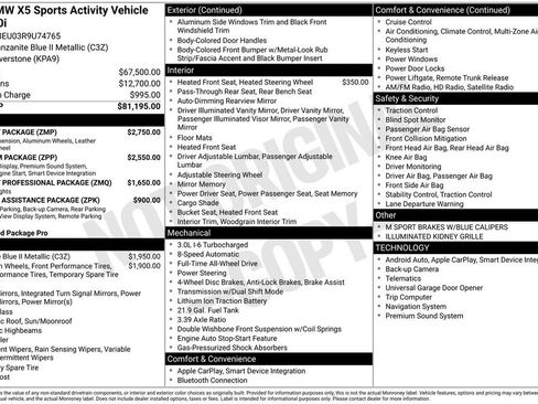 Used 2024 BMW X5 xDrive40i w/ M Sport Package AWD/4WD image 5