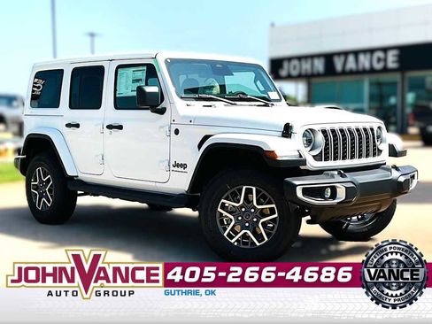 Used 2025 Jeep Wrangler Sahara w/ Technology Group image 1