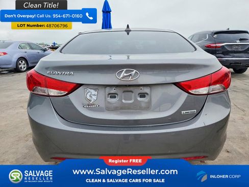 Used 2013 Hyundai Elantra Limited w/ Technology Pkg image 8