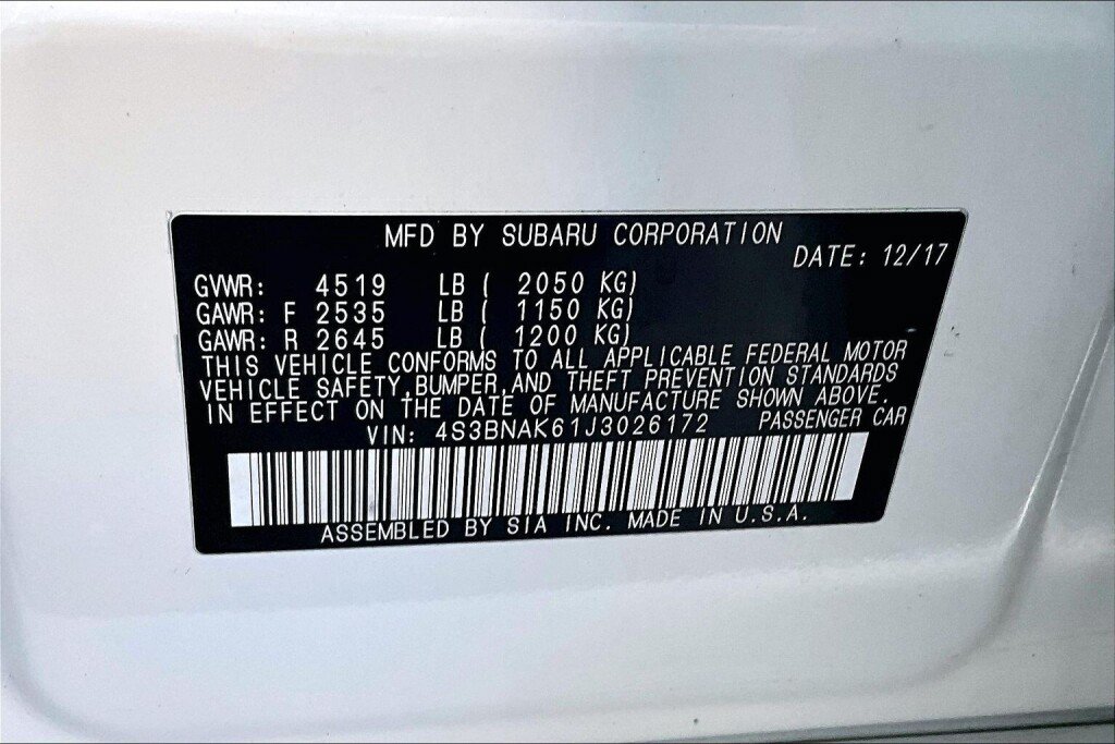 Used 2018 Subaru Legacy 2.5i Limited AWD/4WD image 20