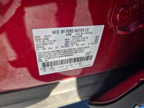 Used 2021 Ford Explorer Limited w/ Equipment Group 301A image 24