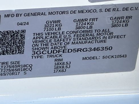 Used 2024 Chevrolet Silverado 1500 LT Trail Boss w/ Protection Package image 39