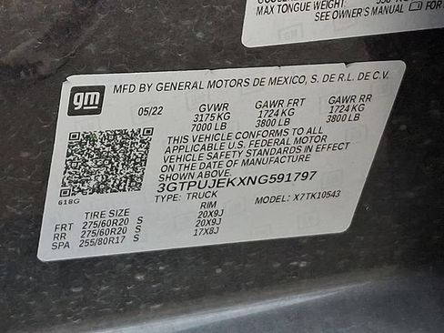 Used 2022 GMC Sierra 1500 Elevation AWD/4WD image 30